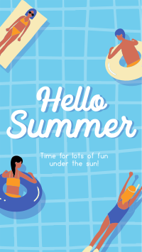 Southern Summer Fun Facebook Story Design