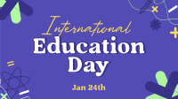 Celebrate Education Day Animation Image Preview