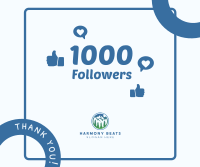 Thank you Followers Facebook post Image Preview