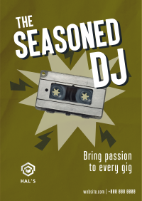 Seasoned DJ Cassette Poster Image Preview