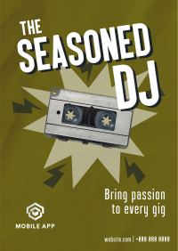 Seasoned DJ Cassette Poster Image Preview