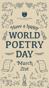 World Poetry Day Video Preview