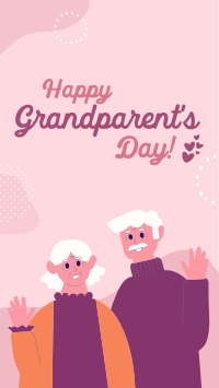 Happy Grandparents Day Instagram Story Design