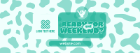 Weekend Quirky Pattern Facebook cover | BrandCrowd Facebook cover Maker