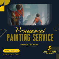 Professional Painting Service Linkedin Post Design