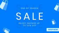 Minimalist End of Season Sale Facebook event cover Image Preview
