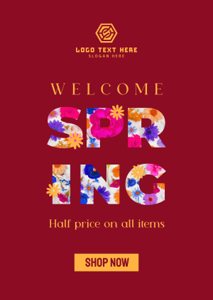 Modern Spring Sale Poster Image Preview