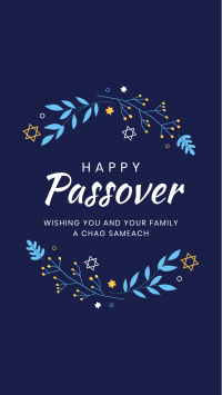 Passover Leaves Instagram story Image Preview