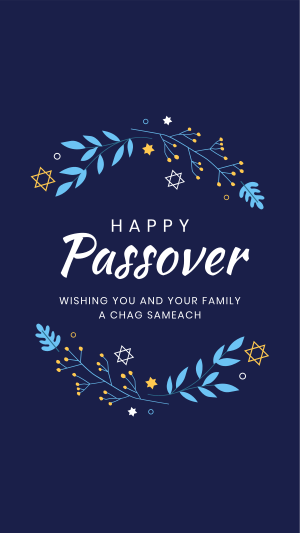 Passover Leaves Instagram story