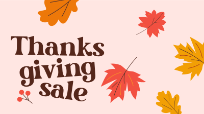 Thanksgiving Promo Facebook event cover Image Preview