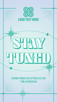 Minimalist Stay Tuned Facebook story Image Preview