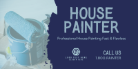 Painting Homes Twitter Post Design
