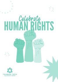 Celebrate Human rights Poster Image Preview