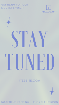 Minimalist Biggest Launch Stay Tuned TikTok Video Design