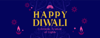 Happy Diwali Greeting Facebook Cover Design