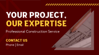 Construction Experts Facebook Event Cover Design