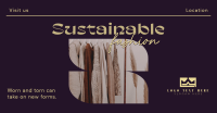 Elegant Minimalist Sustainable Fashion Facebook ad Image Preview