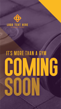 Stay Tuned Fitness Gym Teaser TikTok video Image Preview