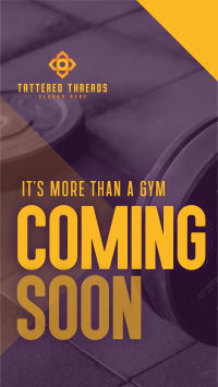 Stay Tuned Fitness Gym Teaser TikTok Video Image Preview