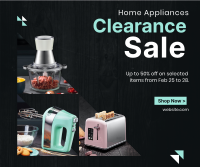 Appliance Clearance Sale Facebook Post Design