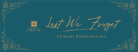 Forever Remembered Facebook cover Image Preview