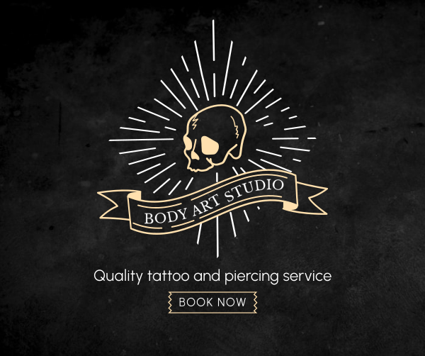 Tattoo and Piercing Facebook Post Design Image Preview