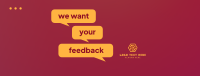 We Want Your Feedback Facebook cover Image Preview