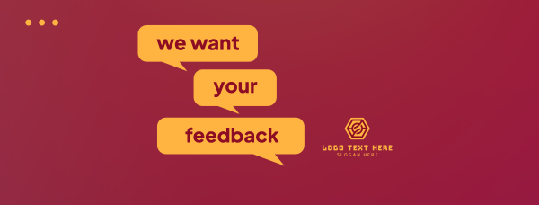 We Want Your Feedback Facebook Cover Design Image Preview