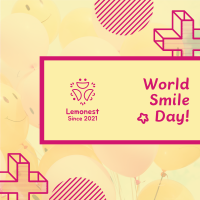 World Smile Day Smiley Balloons Instagram post Image Preview