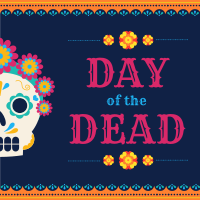 Festive Day of the Dead Instagram post Image Preview