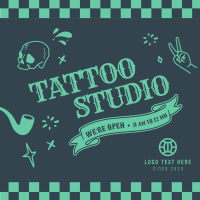Tattoo Flash Sheet Instagram Post Design