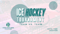 Sporty Ice Hockey Tournament Facebook event cover Image Preview