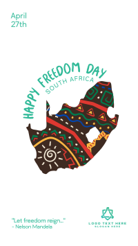 South African Freedom Day Facebook Story Design