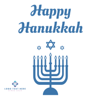 Wishing Happy Hannukah Instagram post Image Preview