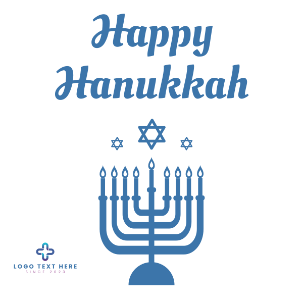 Wishing Happy Hannukah Instagram Post Design Image Preview