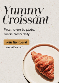 Baked Croissant Poster Image Preview