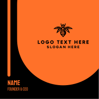 Black Wasp Business Card Design