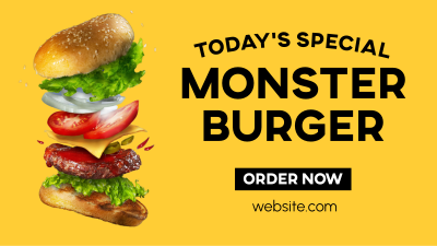 Chef's Special Burger Facebook event cover Image Preview