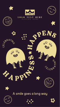 Happiness Is Contagious Instagram Story Design