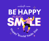 Be Happy And Smile Facebook post Image Preview