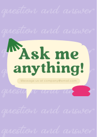 Interactive Question and Answer Flyer Image Preview