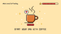 Coffee Day Pixel Facebook Event Cover Design
