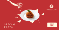 New Pasta Menu  Facebook ad Image Preview