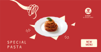 New Pasta Menu  Facebook Ad Image Preview