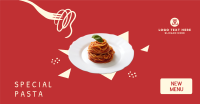 New Pasta Menu  Facebook ad Image Preview