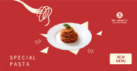 New Pasta Menu  Facebook Ad Image Preview