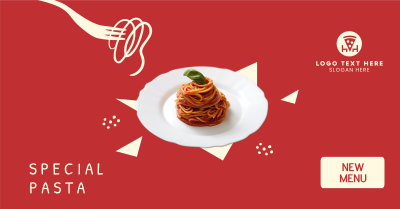 New Pasta Menu  Facebook ad Image Preview
