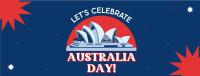 Let's Celebrate Australia Day Facebook Cover Design