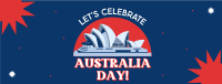 Let's Celebrate Australia Day Facebook Cover Image Preview