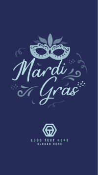 Let's Celebrate Mardi Gras Facebook story Image Preview